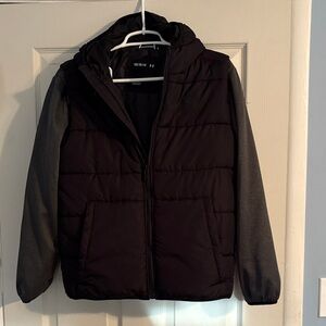 Under Armour Black and Gray Puffer Jacket